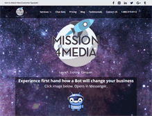 Tablet Screenshot of mission4media.com